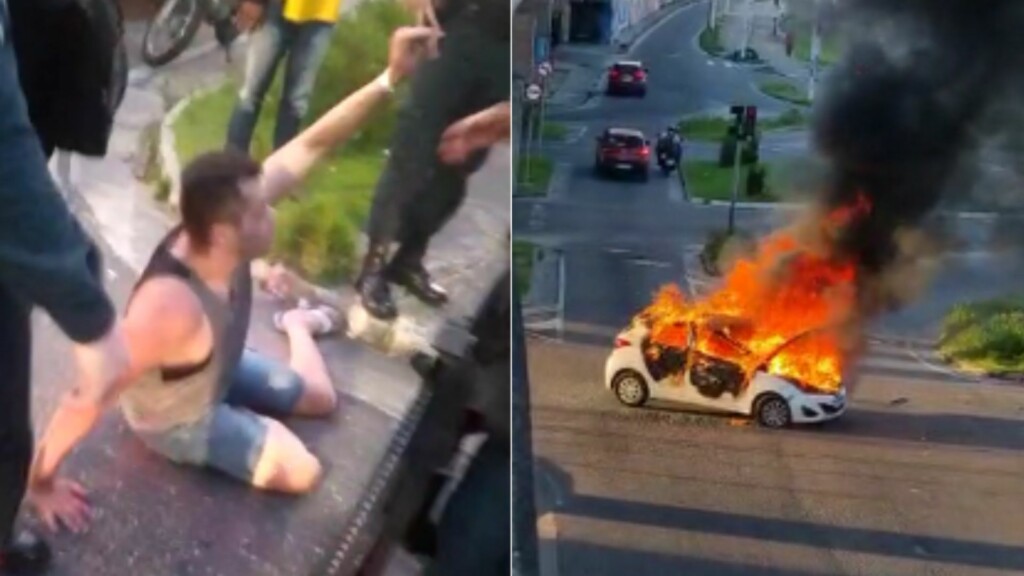 Ex-policial penal discute com mototaxista e atira à queima roupa; VEJA VÍDEOS