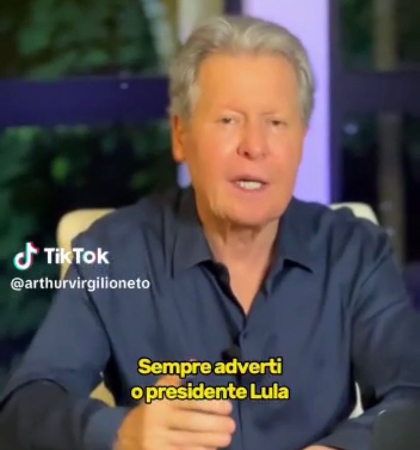 Ex-senador Arthur Virgílio pula fora do barco de Lula e faz críticas ao governo petista; VEJA VÍDEO