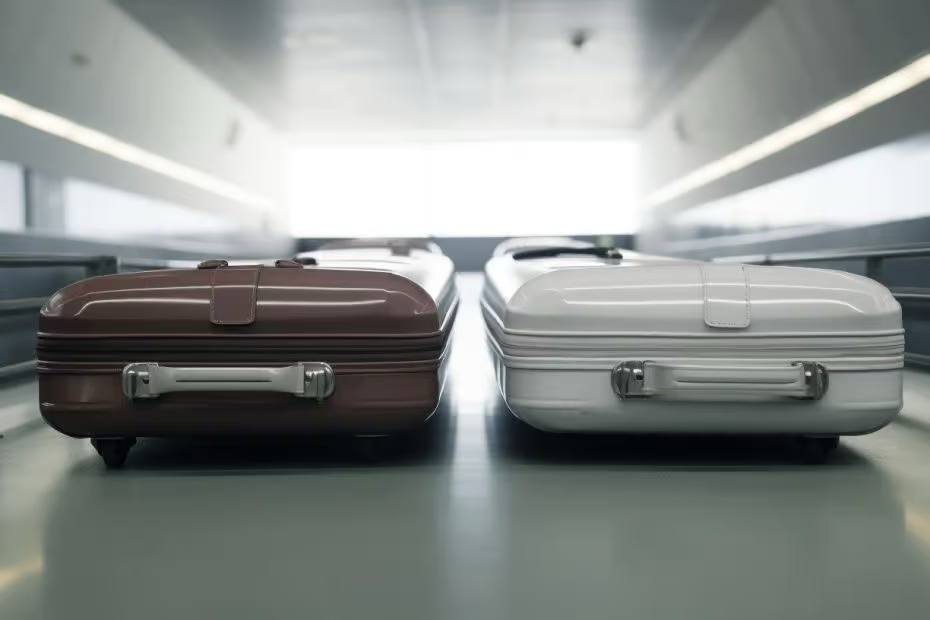 Bagagem de avião: Mulher coloca uma câmera na mala, veja o resultado