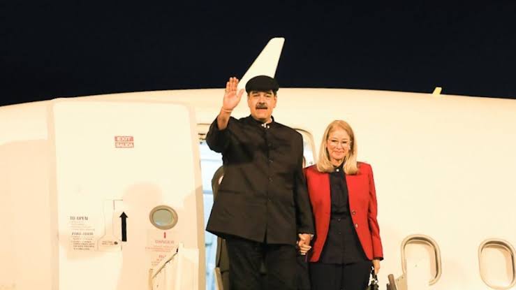 Desde 2015 Maduro não vinha ao Brasil e desceu no aeroporto de Brasília; VEJA VÍDEO