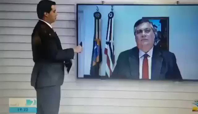Eduardo Bolsonaro posta vídeo de Flávio Dino recomendando que os médicos receitem Cloroquina e questiona : Genocida? VEJA