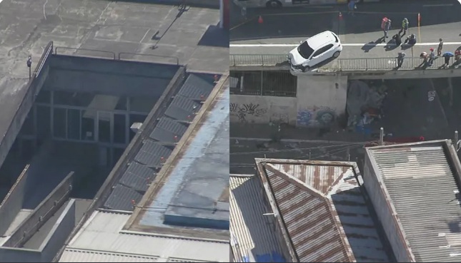 Mulher grávida é atropelada e cai de viaduto em São Paulo