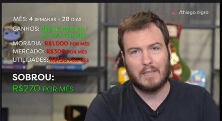 Thiago Nigro dá dica de investimento fora da realidade e é zoado na web 