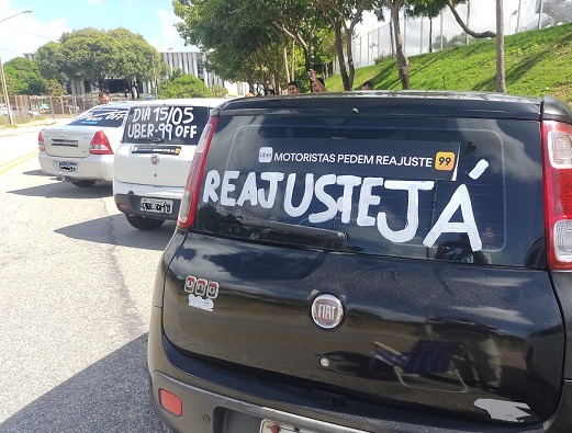 Veja a lista de reivindicações feitas por motoristas de aplicativos