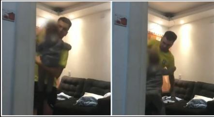 Mãe flagra namorado agredindo filho de 2 anos em SP; veja vídeo