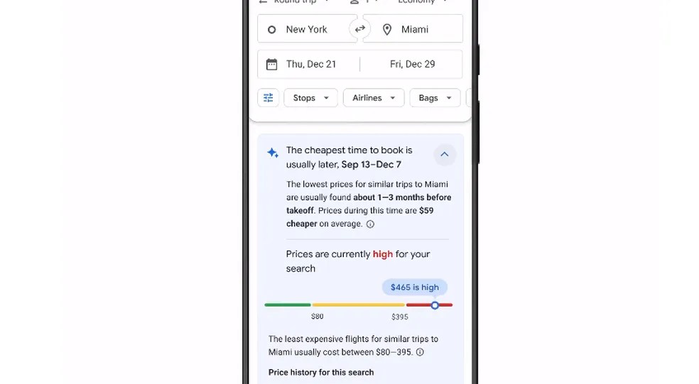 Google Flights lança recurso que revela o melhor momento para comprar passagens aéreas
