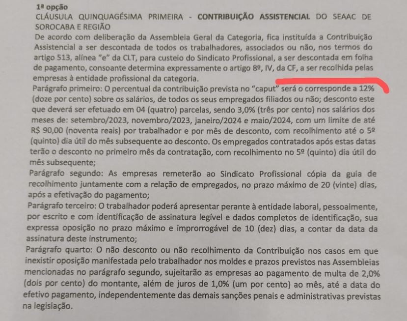 sindicato sorocaba