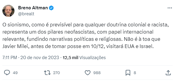 jornalista antissemita israel palestina