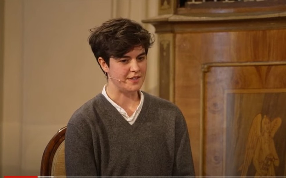 Marlene Engelhorn, herdeira do grupo Basf, abriu mão de 90% de sua fortuna — Foto: Reprodução/YouTube