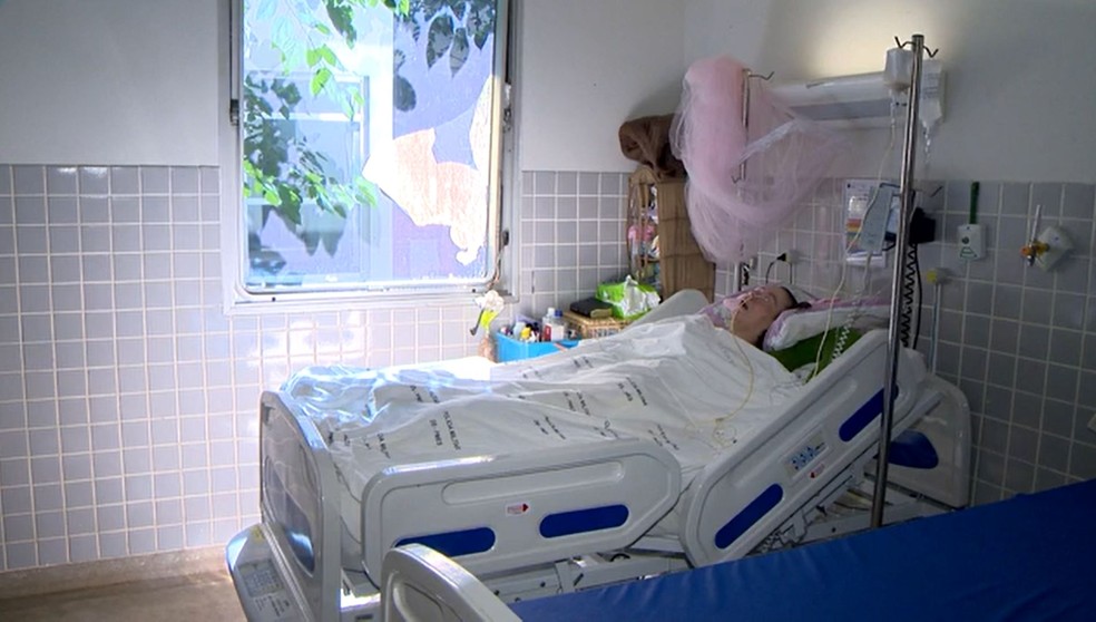 Clarinha ficou em coma em hospital de Vitória 24 anos. — Foto: TV Gazeta