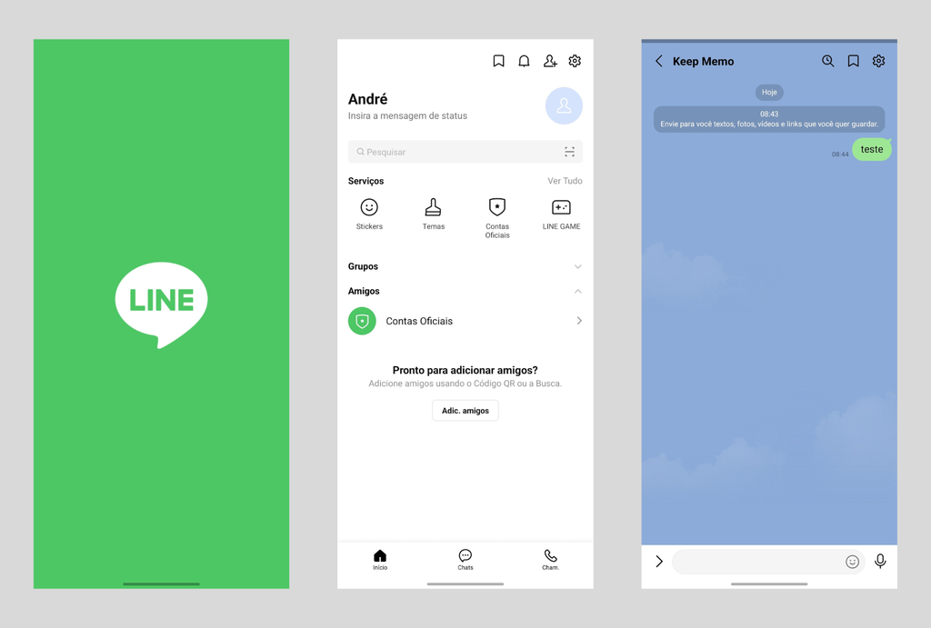 LINE é o mensageiro mais popular do Japão (Imagem: Captura de tela/André Magalhães/Canaltech)