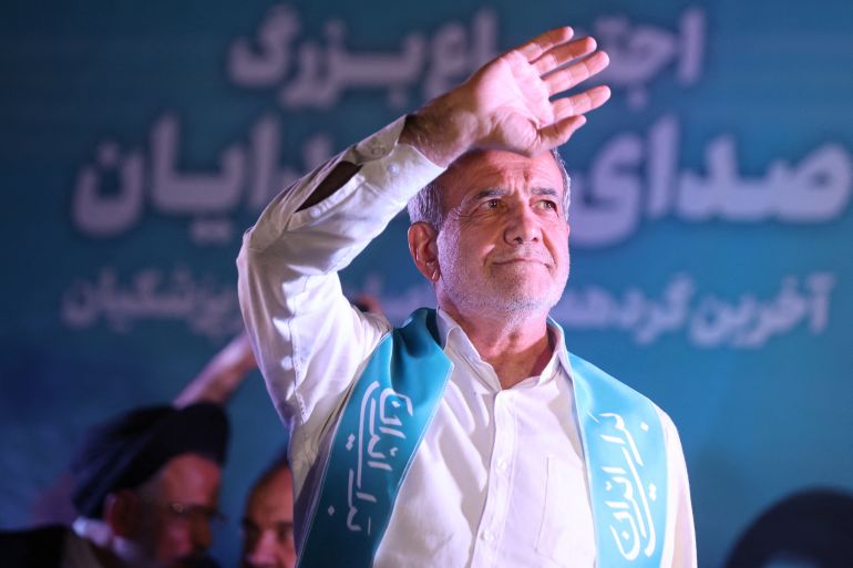 Iran's reformist Masoud Pezeshkian wins run-off presidential vote: Reports  | Elections News | Al Jazeera
