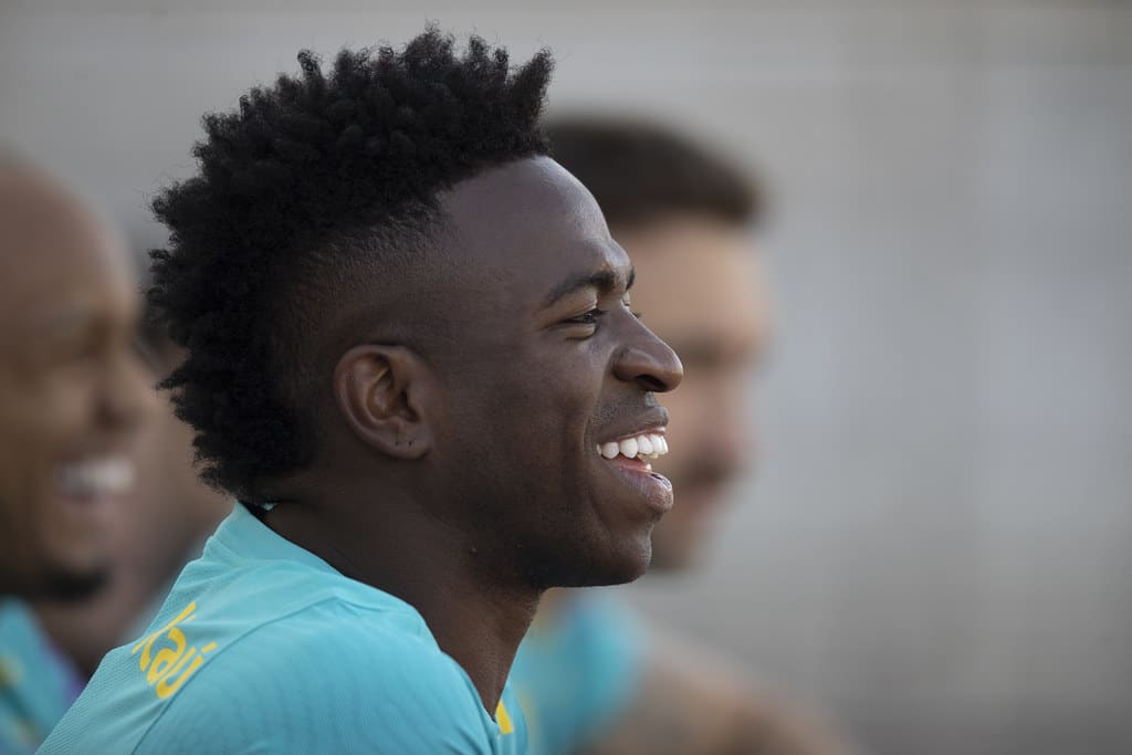 Treino da Seleção Brasileira em Seul. Vinícius Júnior. Foto: Lucas Figueiredo/CBF
