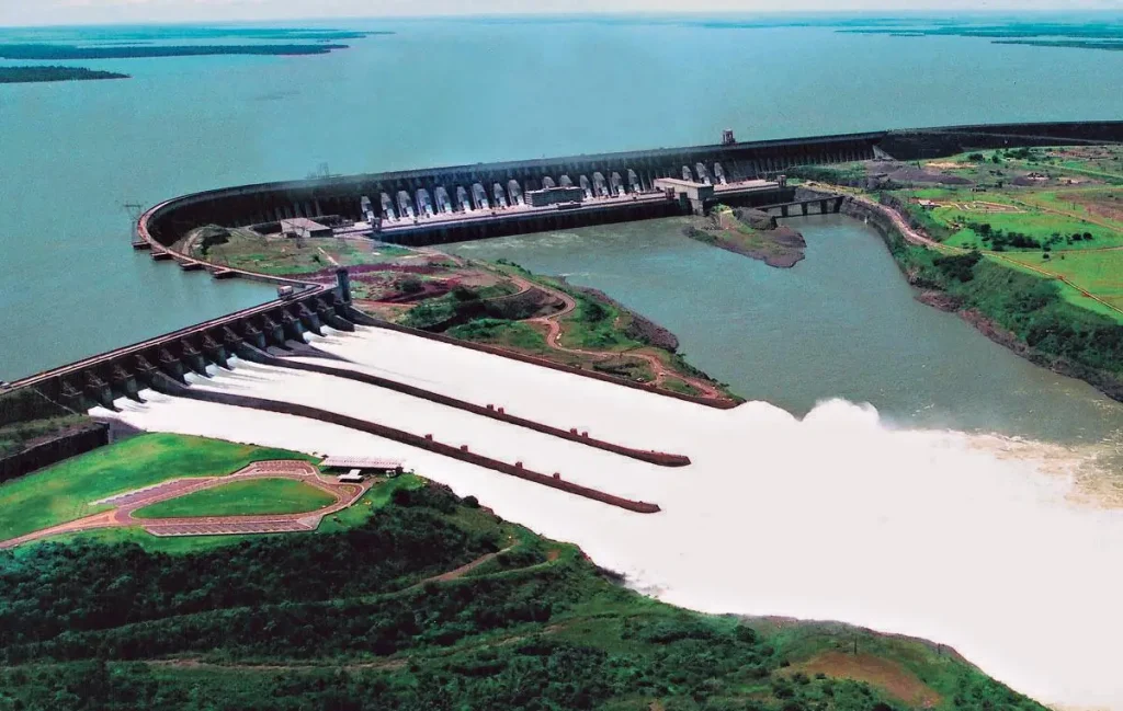 Gráfico de gastos de Itaipu