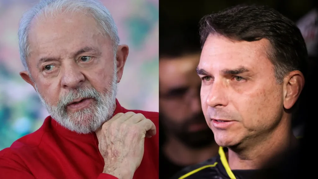 Flávio Bolsonaro reage e ironiza Lula após fala do presidente que chamou Jair Bolsonaro de “Opala no desmanche”