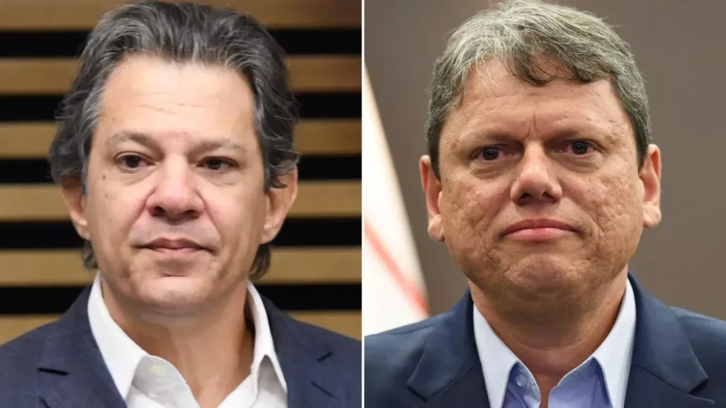 Tarcísio lidera Haddad em SP, diz Atlas