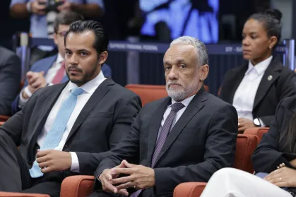 O réu Wladimir Matos Soares (de cabelo e barba grisalhos), agente da PF (Polícia Federal) • Rosinei Coutinho/STF