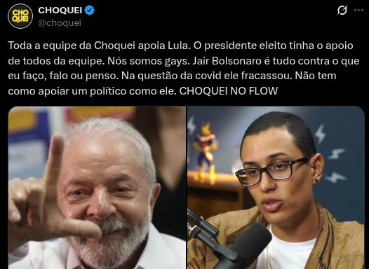 De apoio a Lula à suspeita de lavagem: as polêmicas da Choquei