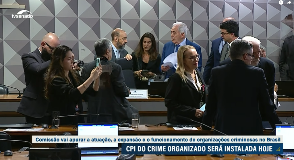 AO VIVO: Senado instala CPI do Crime Organizado