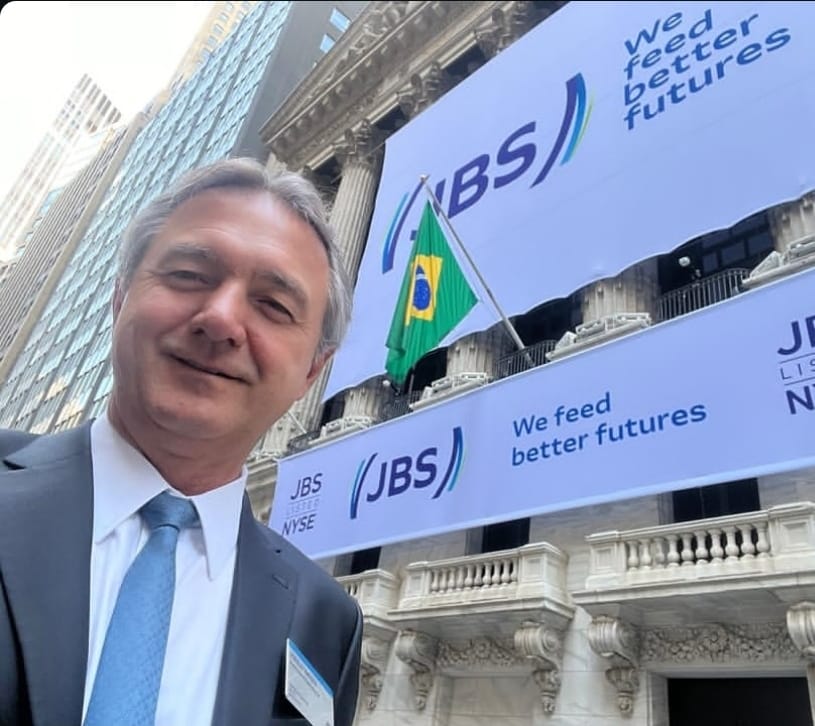 Joesley Batista na abertura de capital da JBS nos EUA