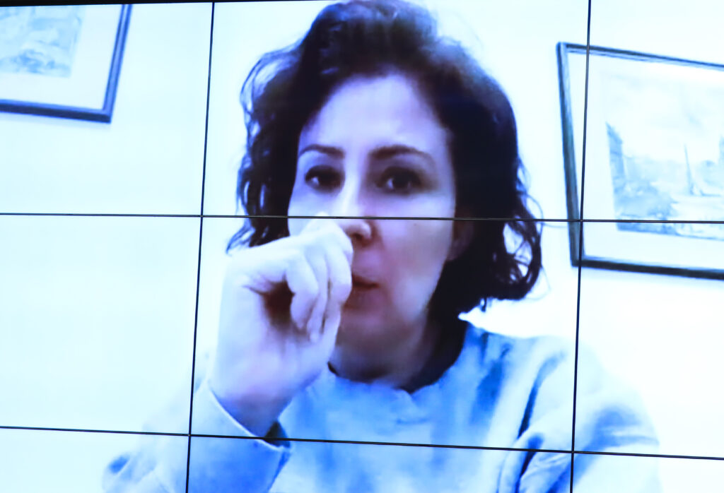 Zambelli está presa desde 29 de julho na penitenciária feminina de Rebibbia, em Roma, sob acusação de risco de fuga.