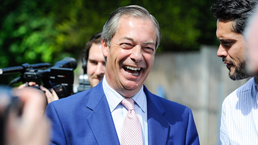 Nigel Farage em 2019, quando era membro do Parlamento Europeu. Foto: Parlamento Europeu/União Europeia.