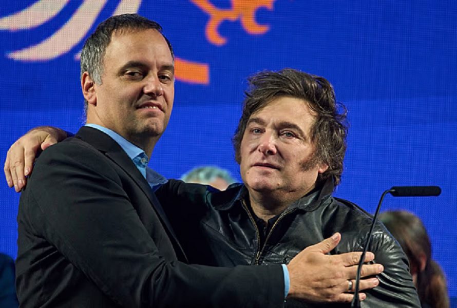 Javier Milei e Manuel Adorni