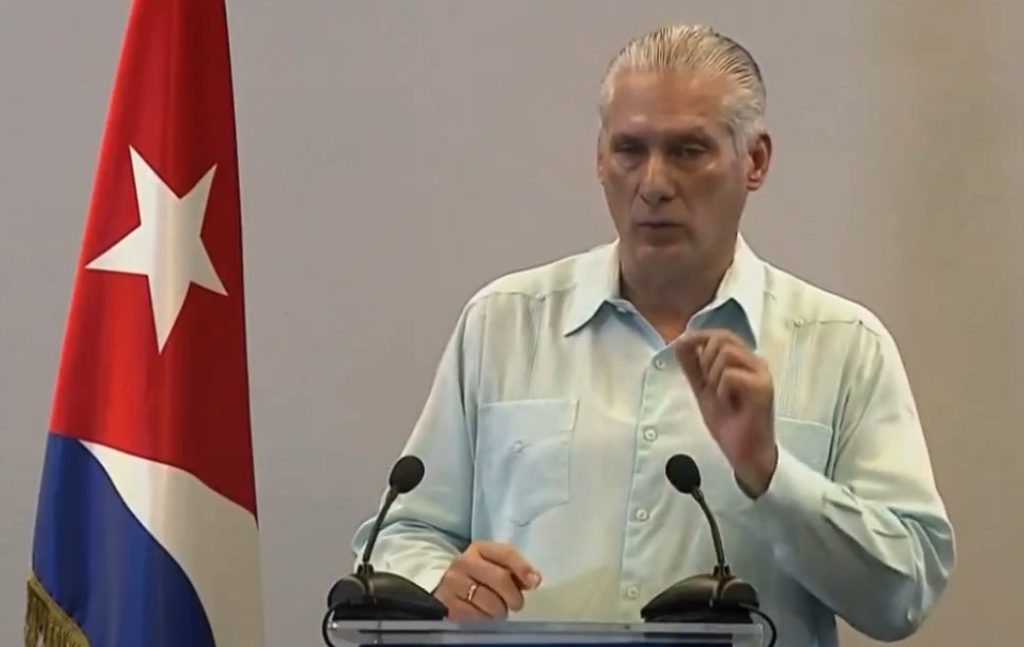 Miguel Díaz-Canel - Ditador de Cuba diz que 'não há negociações' em andamento com EUA