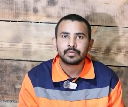 brasileiro Herik Ferreira Soares, de 23 anos, natural de Castanhal (PA), capturado por forças russas durante a guerra na Ucrânia.