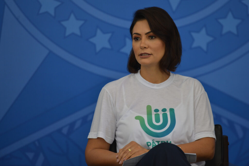 Michelle Bolsonaro tem percorrido o país em articulações políticas para pré-candidaturas