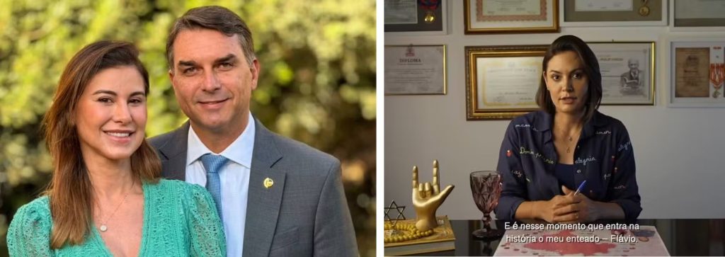 Mulher de Flávio e Michelle fazem "batalha de versículos" na rede