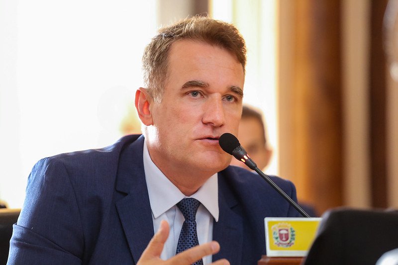 presidente da Câmara Municipal de Curitiba, vereador Tico Kuzma (PSD)