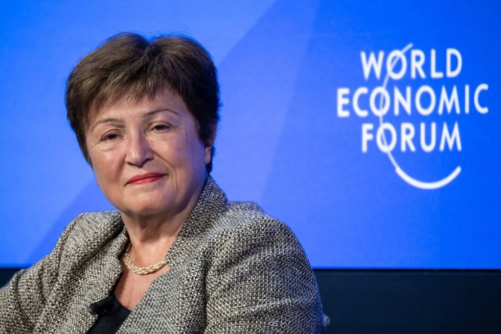 Kristalina Georgieva, diretora do Fundo Monetário Internacional - Foto: Fabrice Coffrini / AFP