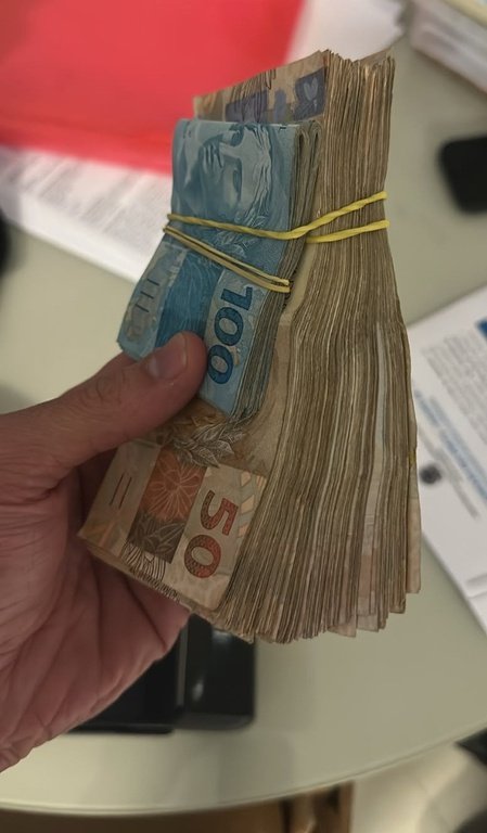 Dinheiro apreendido Policia Federal PF