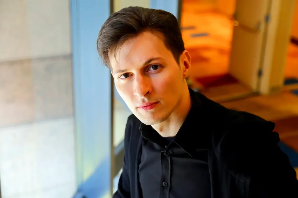 Pavel Durov, fundador do Telegram, em San Francisco em 2 de dezembro de 2014 (Jim Wilson/The New York Times)