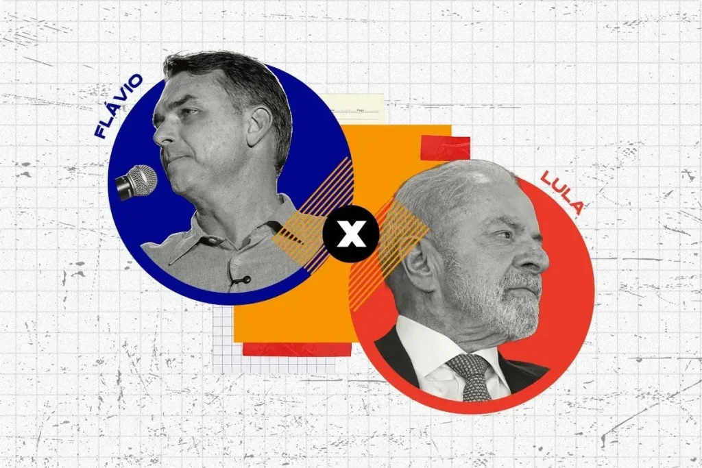 Datafolha: Flávio tem 51% dos votos válidos contra 49% de Lula no 2º turno